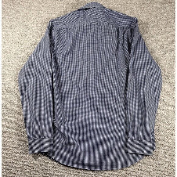 Paul Smith London The Byard Button Up Shirt Blue White Men’s Size 15.5 / Medium - Picture 7 of 7